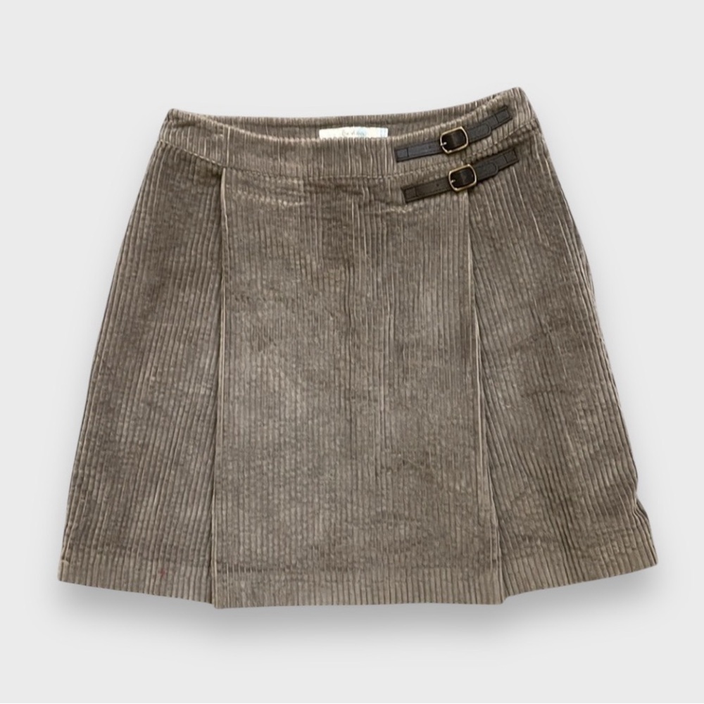 Boden Wide Wale Corduroy Knee Length Preppy Skirt